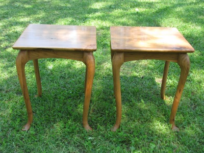 Custom Cherry Side Tables