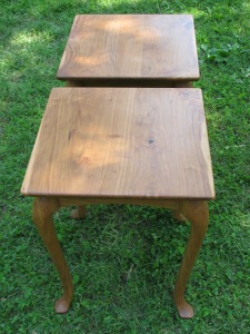 Custom Cherry Side Tables