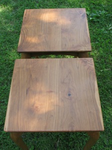 Custom Cherry Side Tables