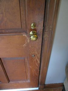 Wooden Door Restoration - Before