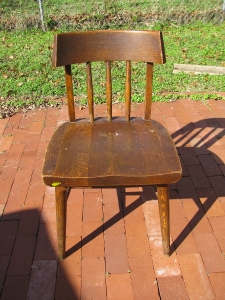 Chair Prior to Restoration | Custom Woodworking by DJP Artistry