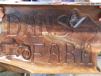 Hand Carved Sign  | Custom Woodworking by DJP Artistry