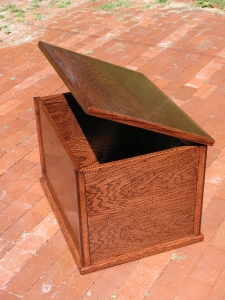 Custom Oak Toy Box